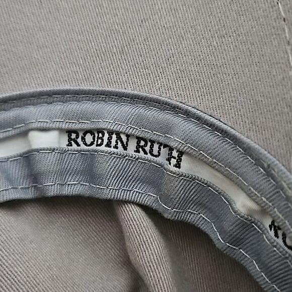Robin Ruth Men's Logo New York Baseball Cap One Size Gray/ Blue - Picture 7 of 16